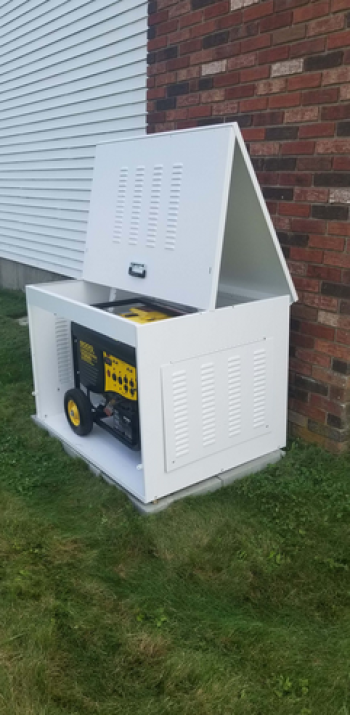 metal portable generator enclosure